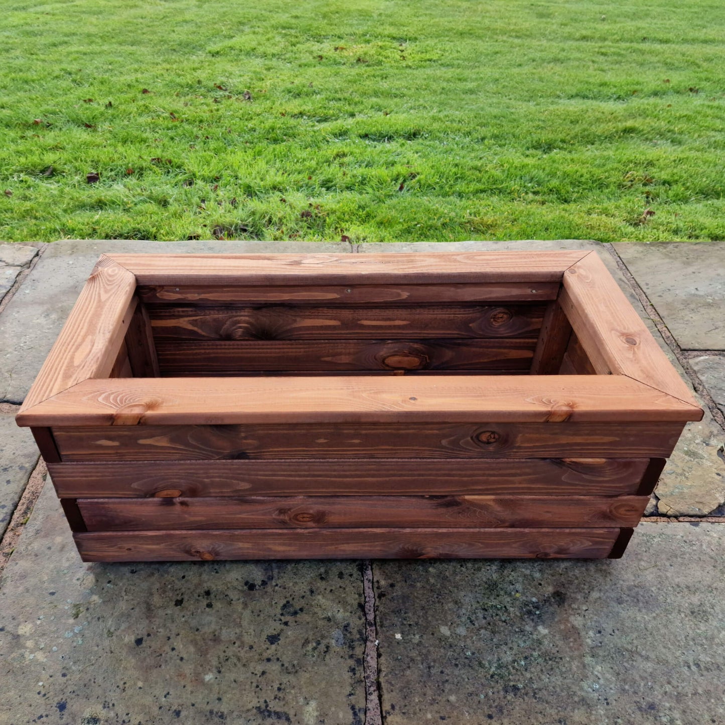 Churnet Valley Brown Valley Trough Planter - Large