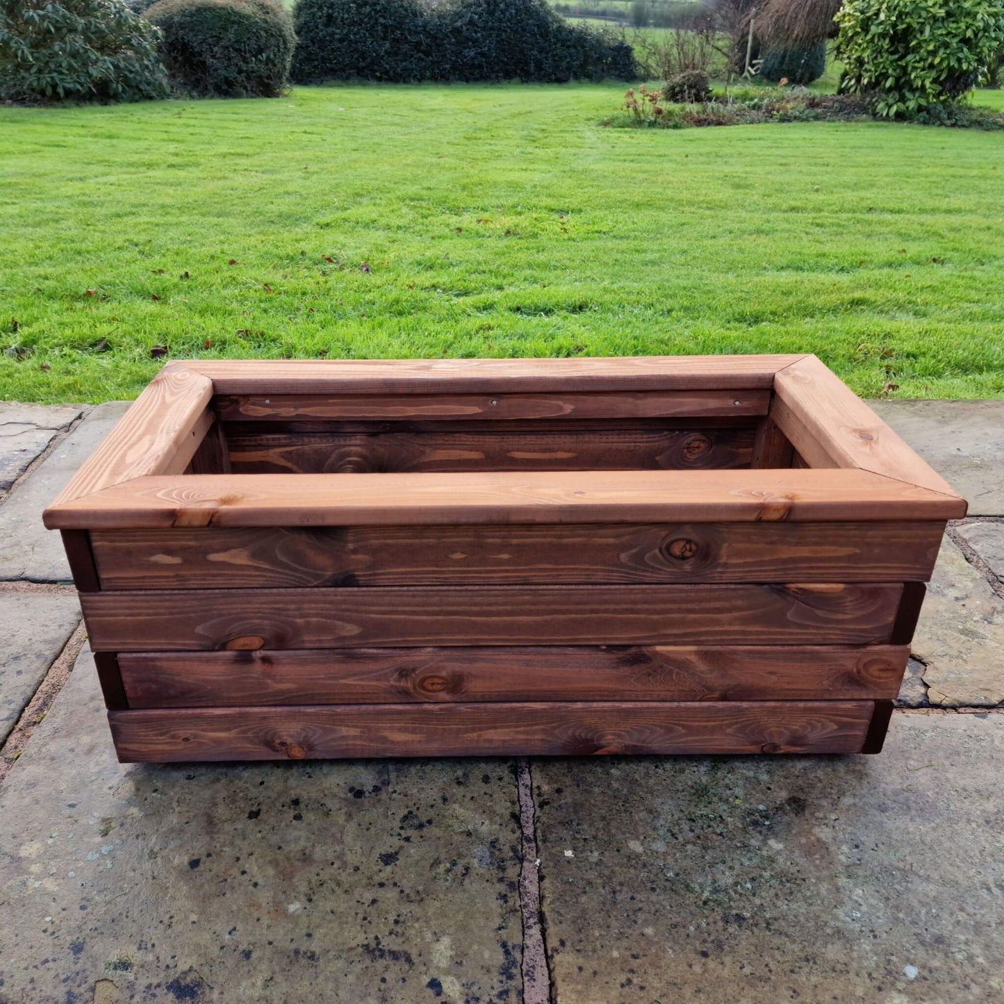 Churnet Valley Brown Valley Trough Planter - Large