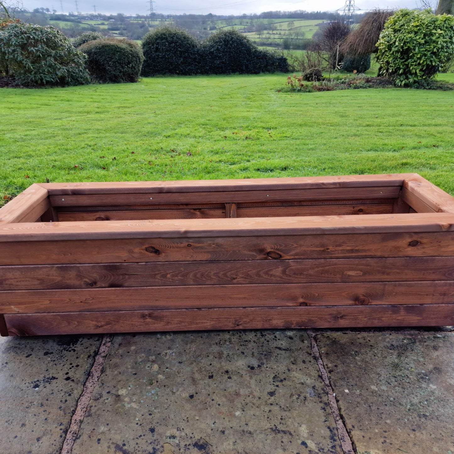 Churnet Valley Brown Valley Trough Planter - XL