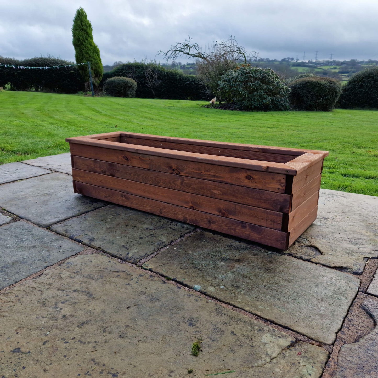 Churnet Valley Brown Valley Trough Planter - XL