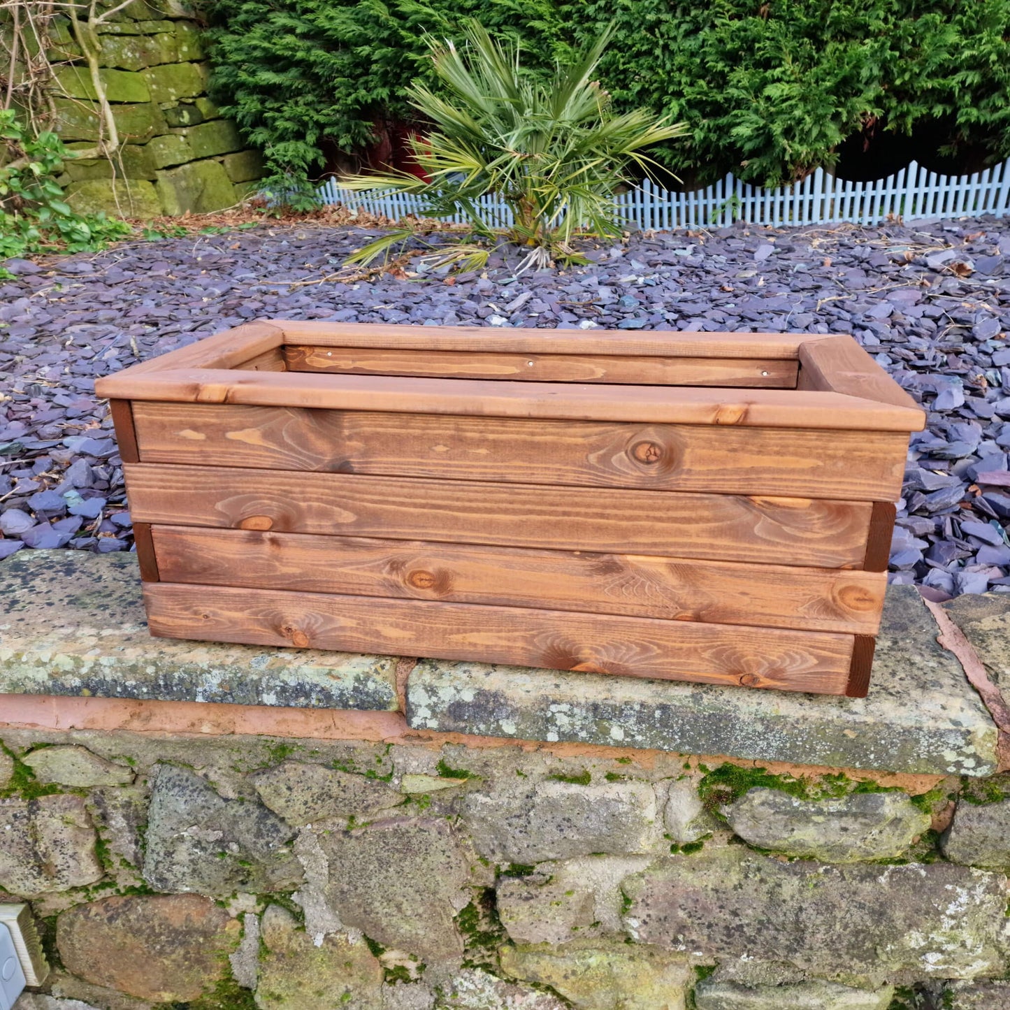 Churnet Valley Brown Valley Trough Planter - Medium