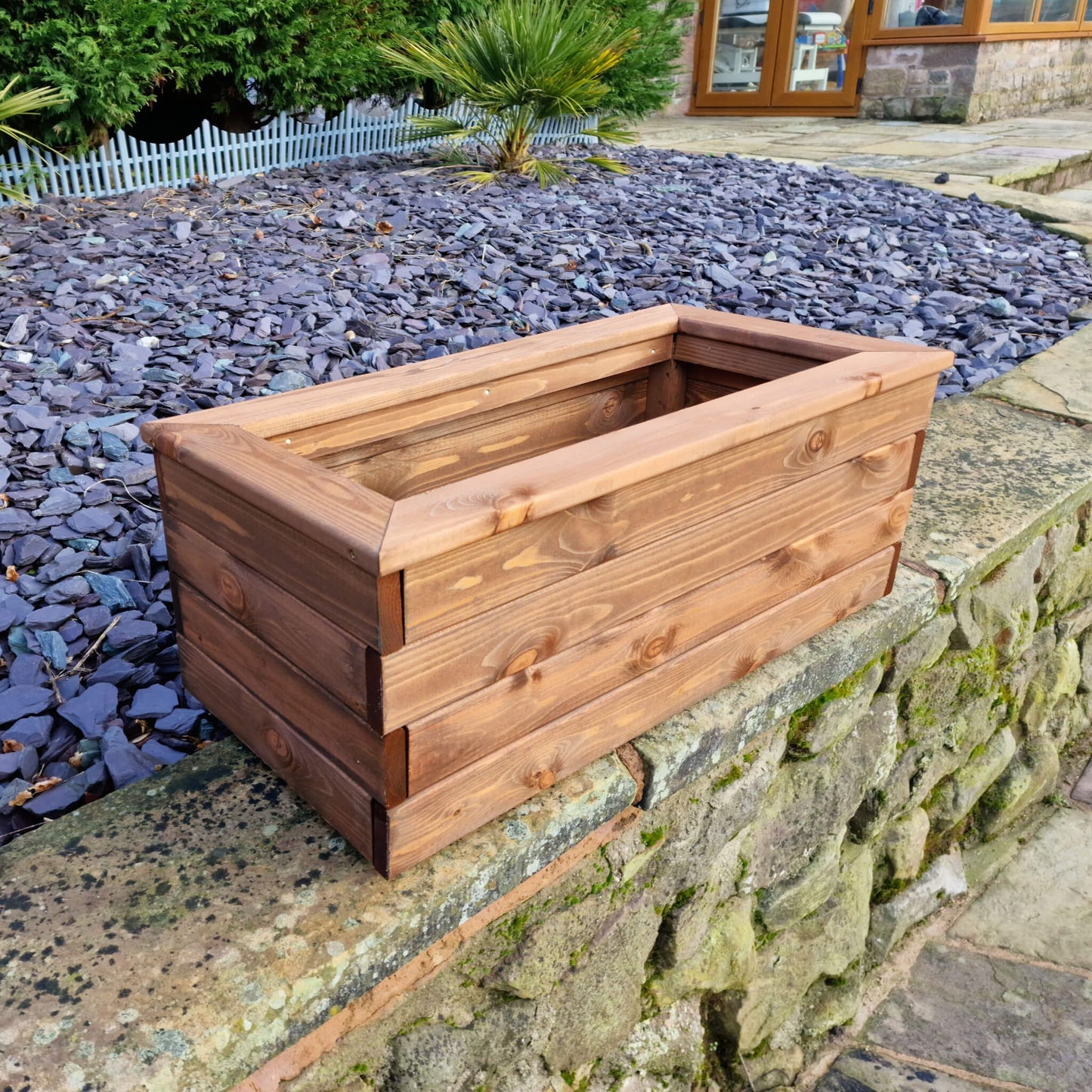 Churnet Valley Brown Valley Trough Planter - Large