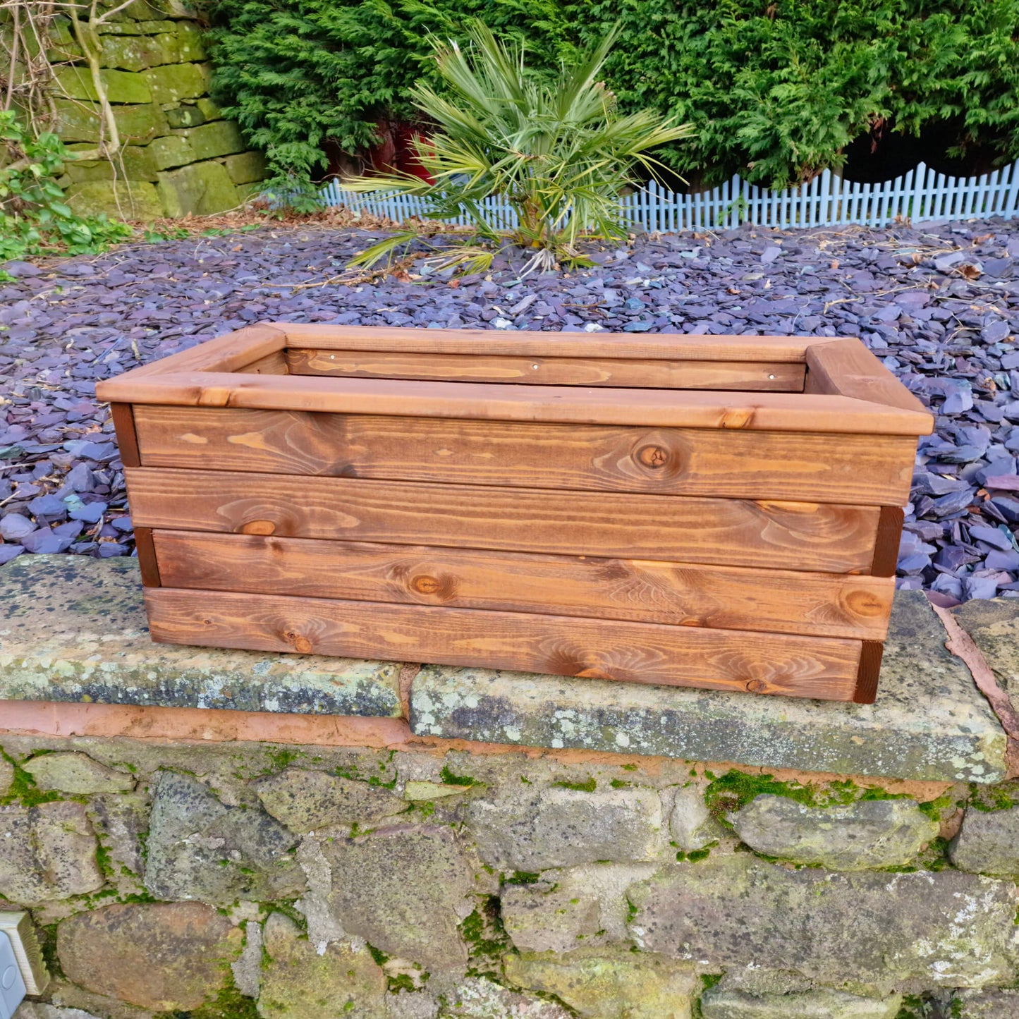 Churnet Valley Brown Valley Trough Planter - Medium