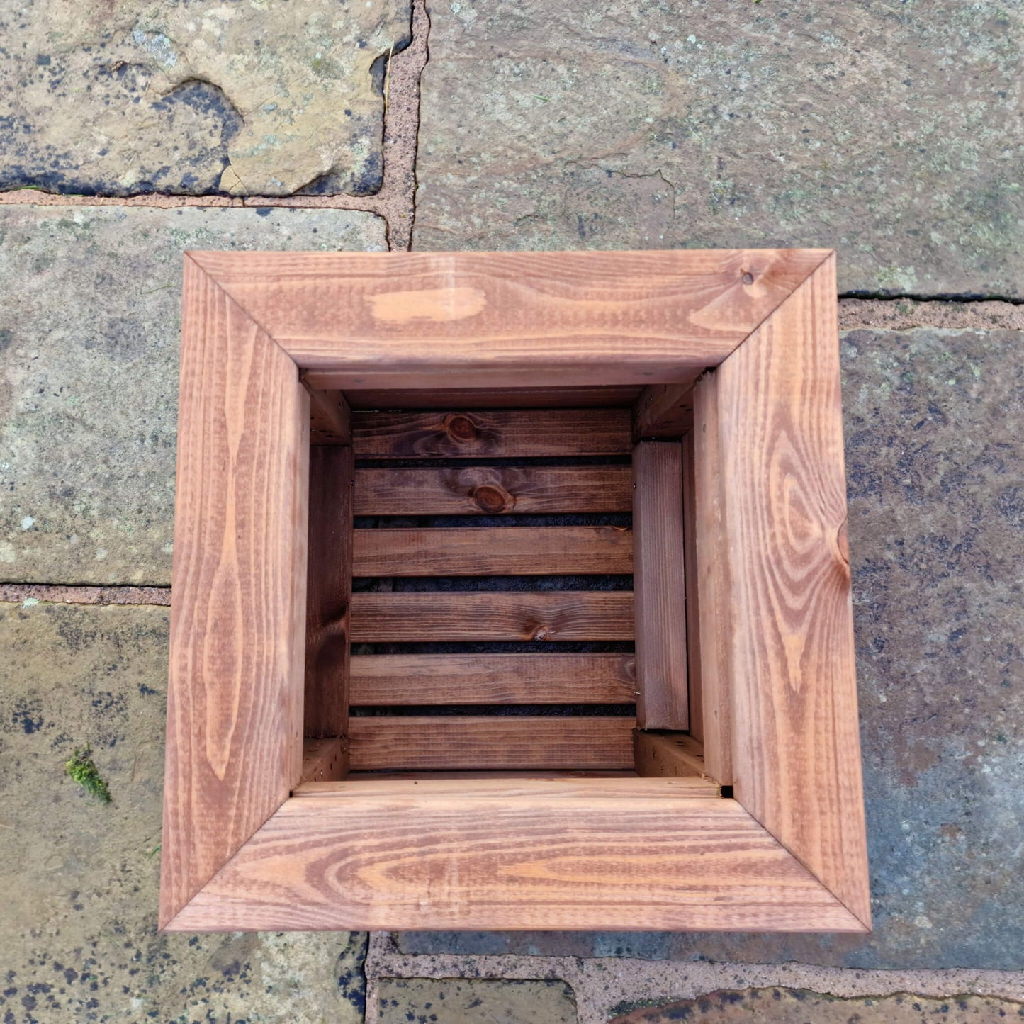 Churnet Valley Brown Valley Planter - Small Square