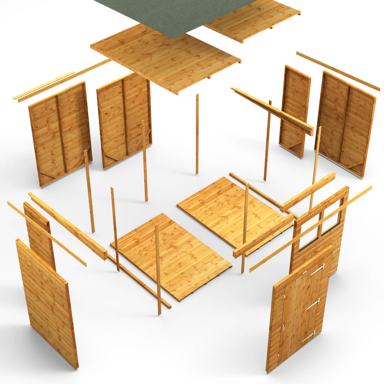 Powersheds Pent Shed