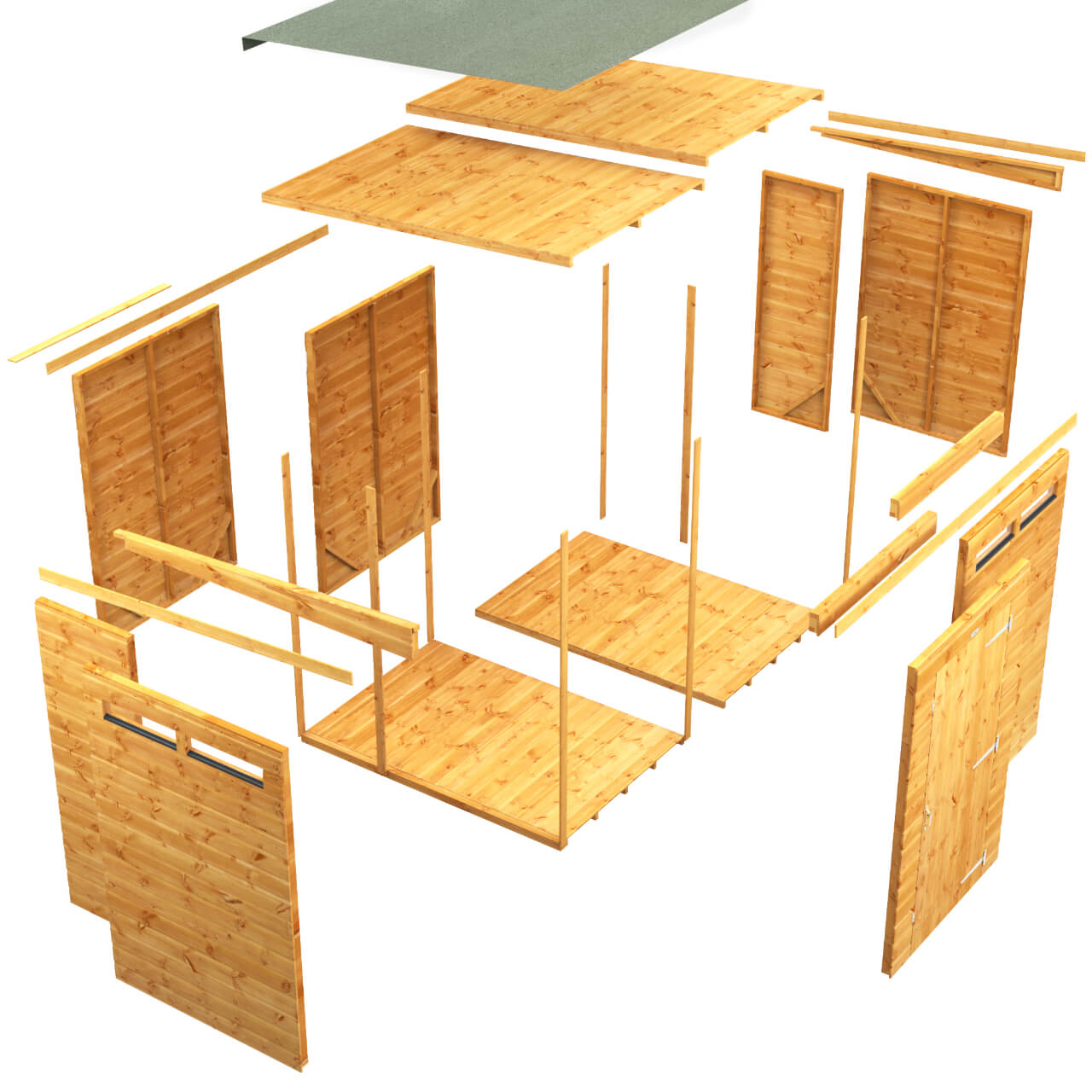 Powersheds Pent Security Shed