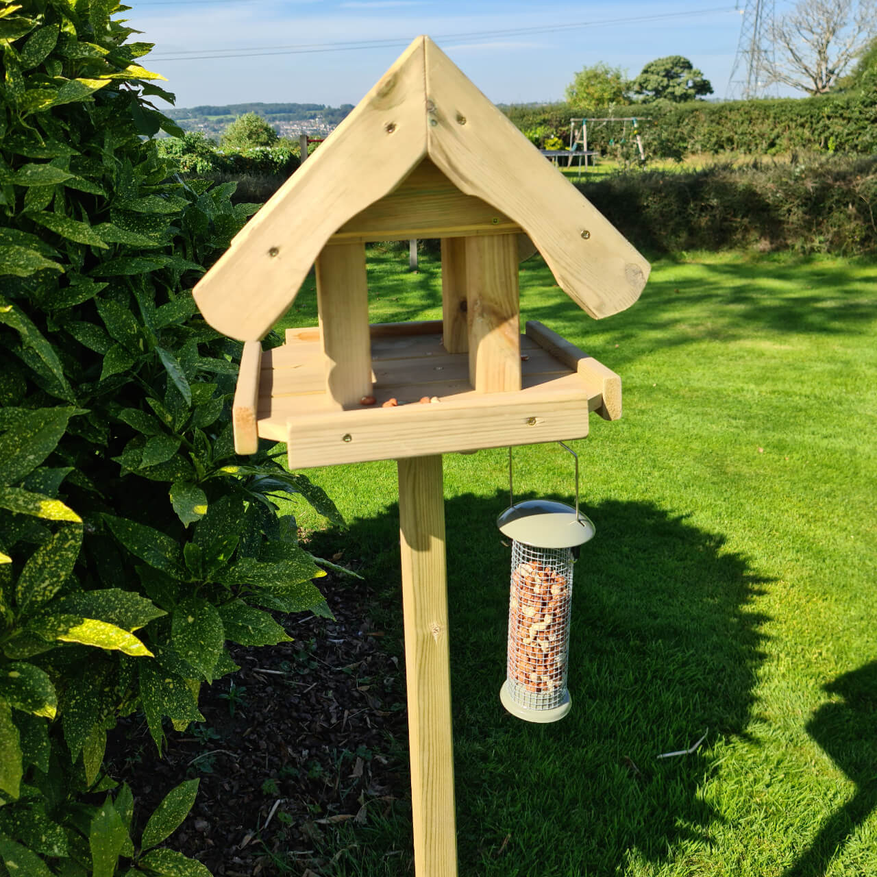 Churnet Valley Bird Table with House