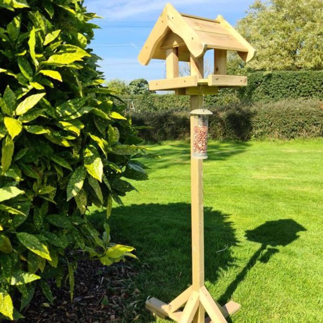 Churnet Valley Bird Table with House