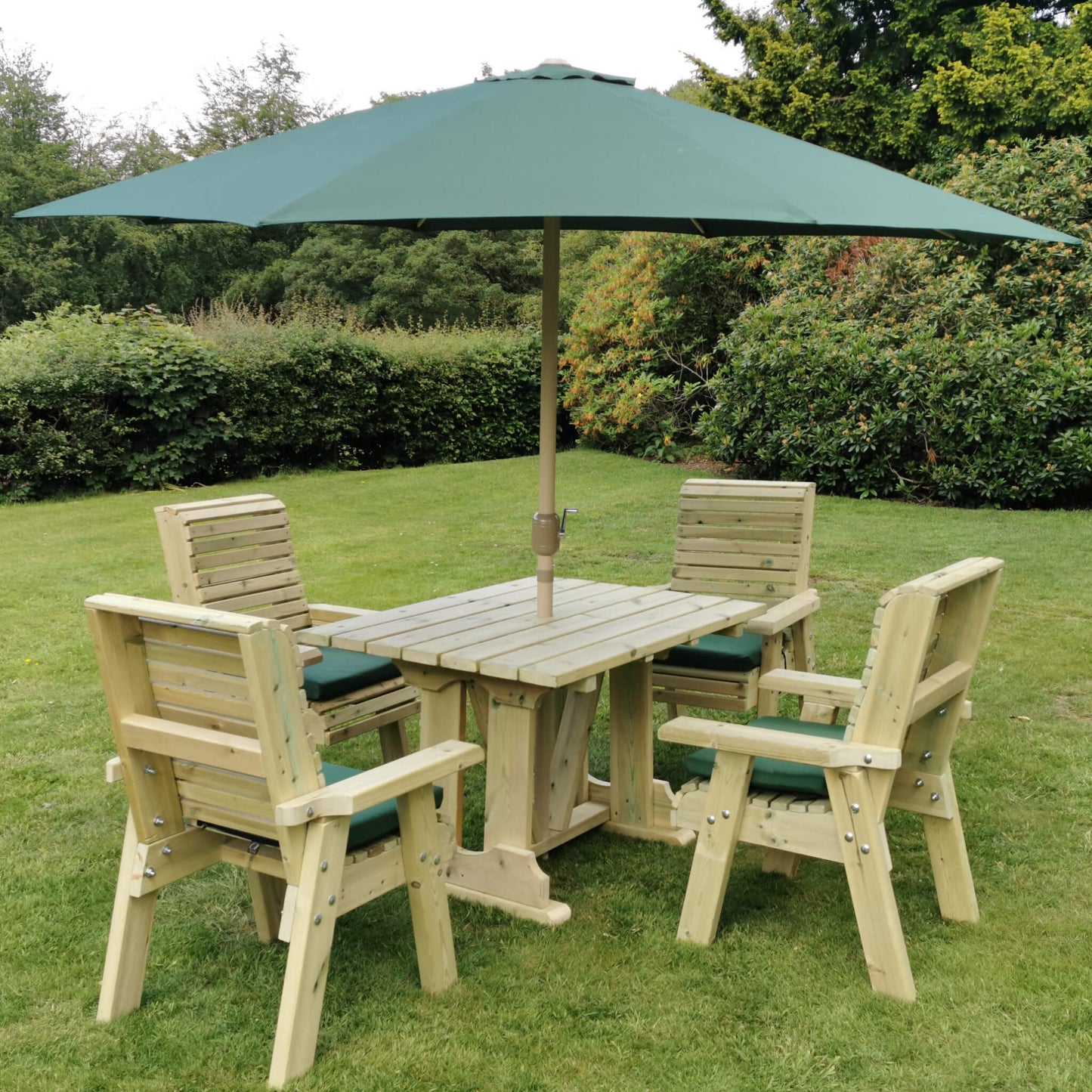 Churnet Valley Ergo 4 Seat Table Set
