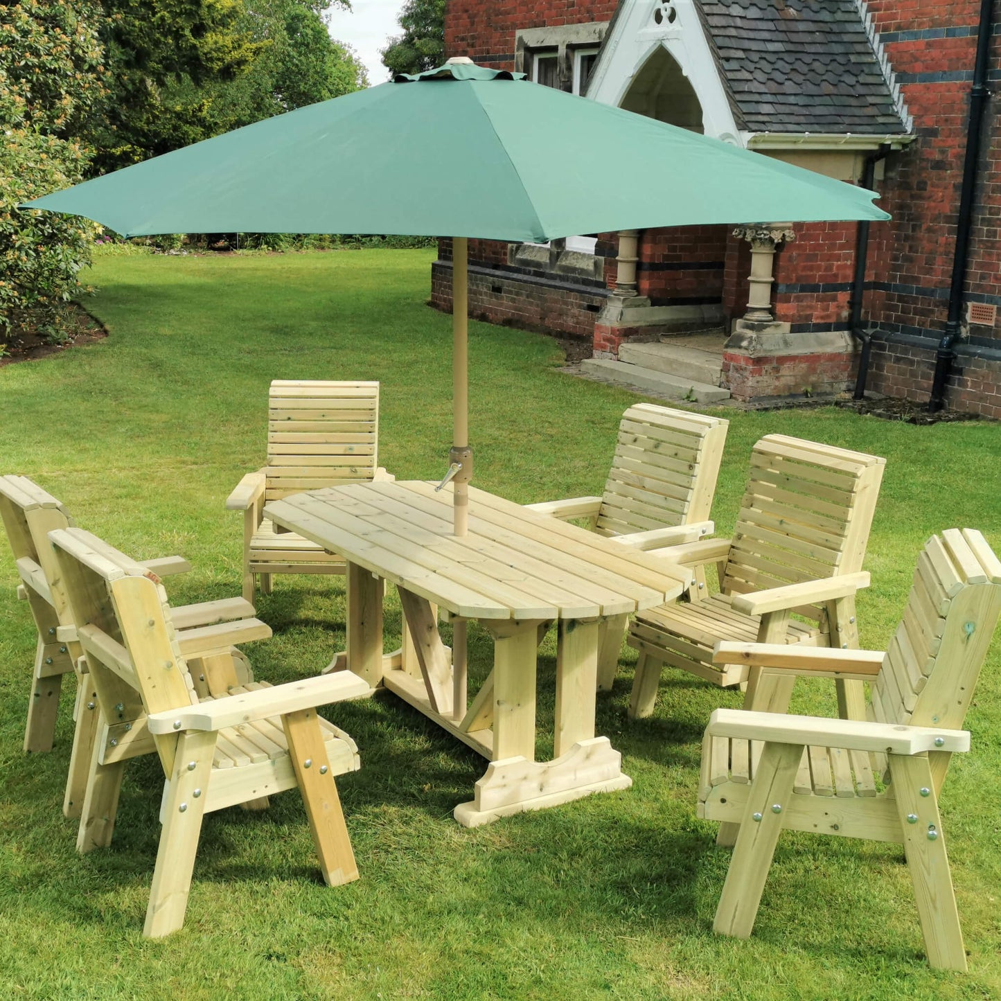 Churnet Valley Ergo 6 Seat Table Set