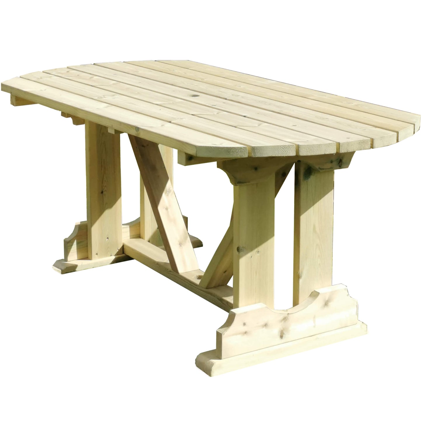 Churnet Valley Ergo 6 Seat Bench & Chair Table Set