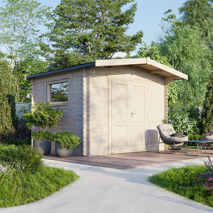Powersheds Chalet Workshop Log Cabin