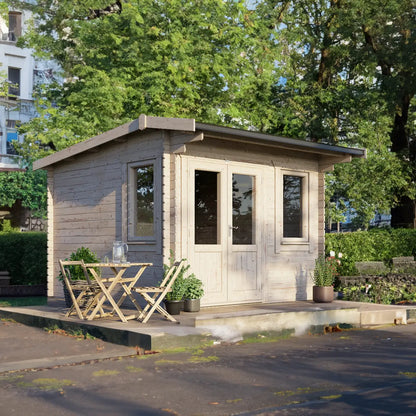Powersheds Apex Log Cabin - 28mm