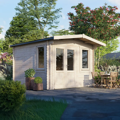 Powersheds Chalet Log Cabin - 28mm