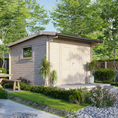 Powersheds Apex Workshop Log Cabin