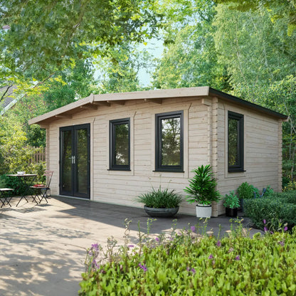 Powersheds Chalet Log Cabin - 44mm