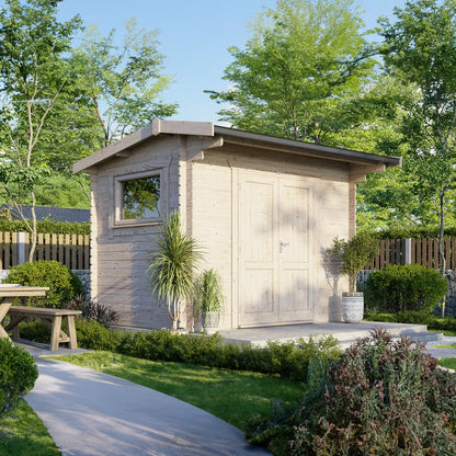 Powersheds Apex Workshop Log Cabin