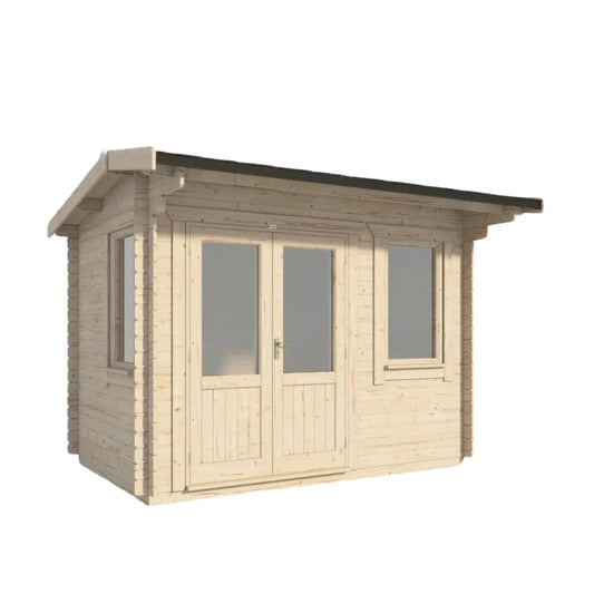 Powersheds Apex Log Cabin - 28mm