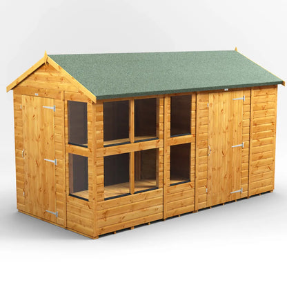 Powersheds Apex Potting Shed Combi