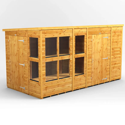 Powersheds Pent Potting Shed Combi