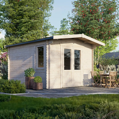 Powersheds Chalet Log Cabin - 28mm