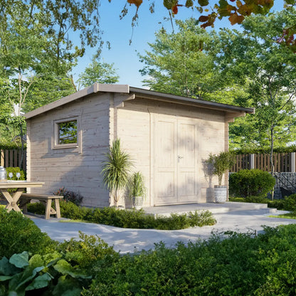 Powersheds Apex Workshop Log Cabin