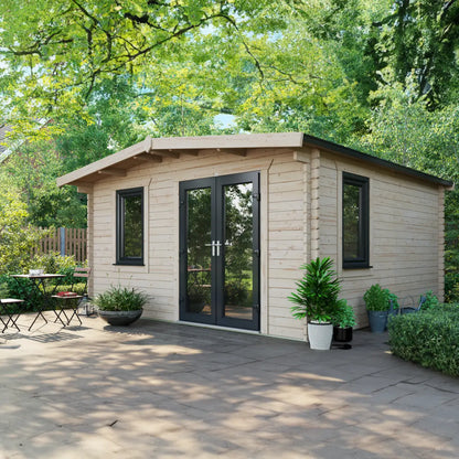 Powersheds Chalet Log Cabin - 44mm
