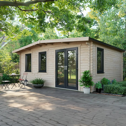 Powersheds Chalet Log Cabin - 44mm