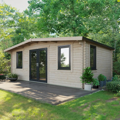 Powersheds Chalet Log Cabin - 44mm