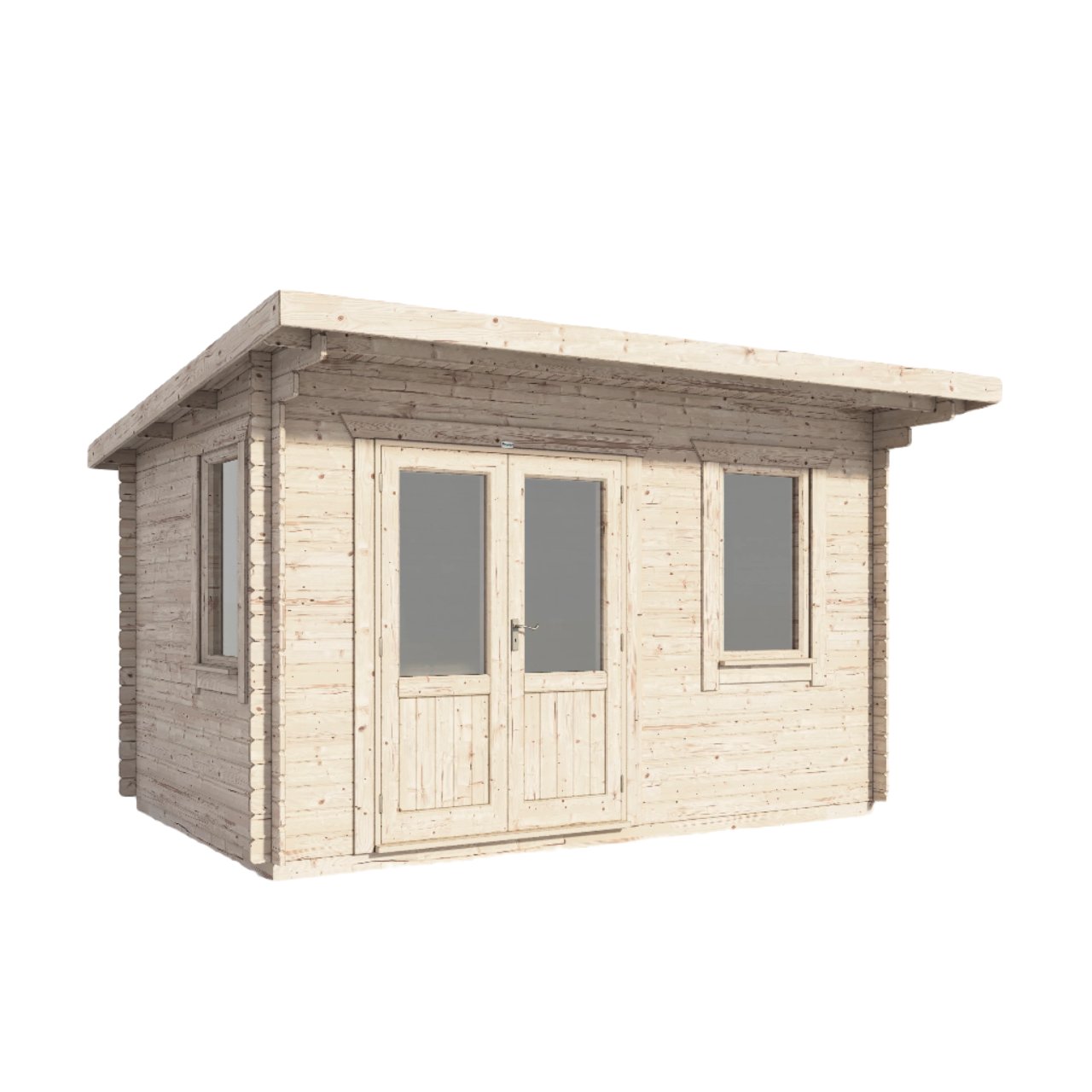 Powersheds Pent Log Cabin - 28mm