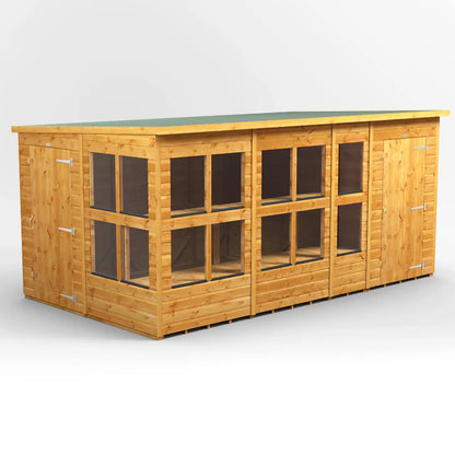 Powersheds Pent Potting Shed Combi
