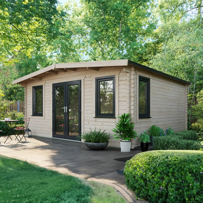 Powersheds Chalet Log Cabin - 44mm