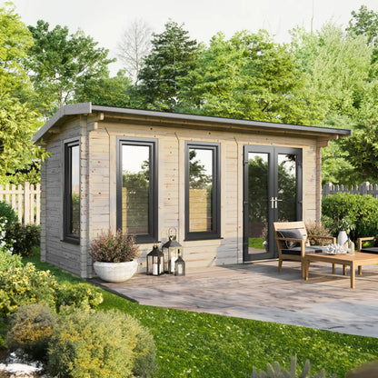 Powersheds Apex Log Cabin - 44mm