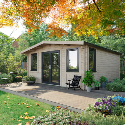 Powersheds Chalet Log Cabin - 44mm