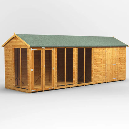 Powersheds Apex Summerhouse Combi