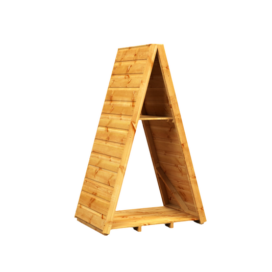 Powersheds Triangular Log Store (Shelving Included)