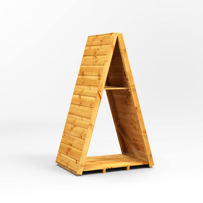 Powersheds Triangular Log Store (Shelving Included)