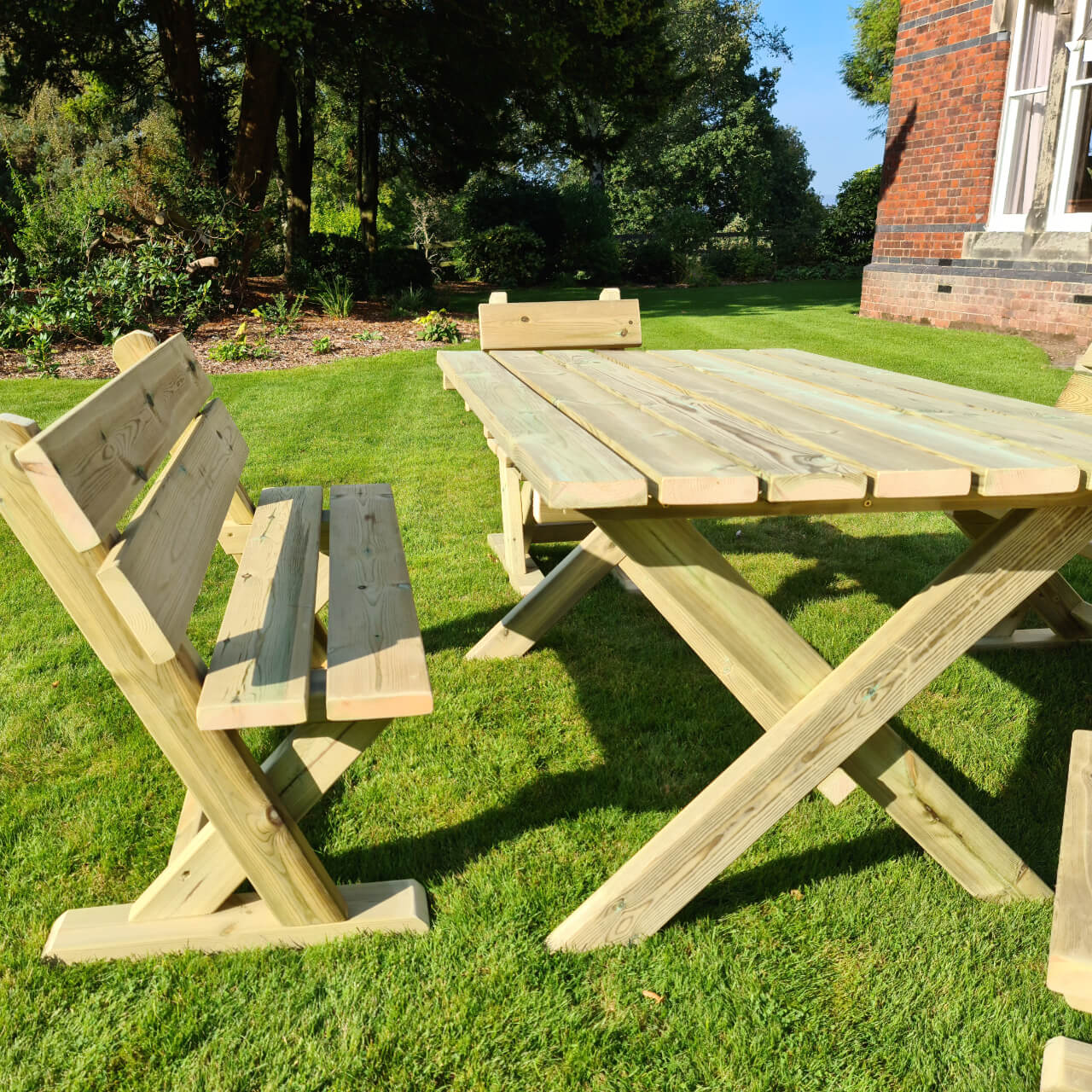 Churnet Valley Ashcombe Table Set - 6 Seater