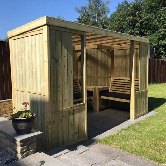 Churnet Valley Enclosed Riviera Garden Arbour