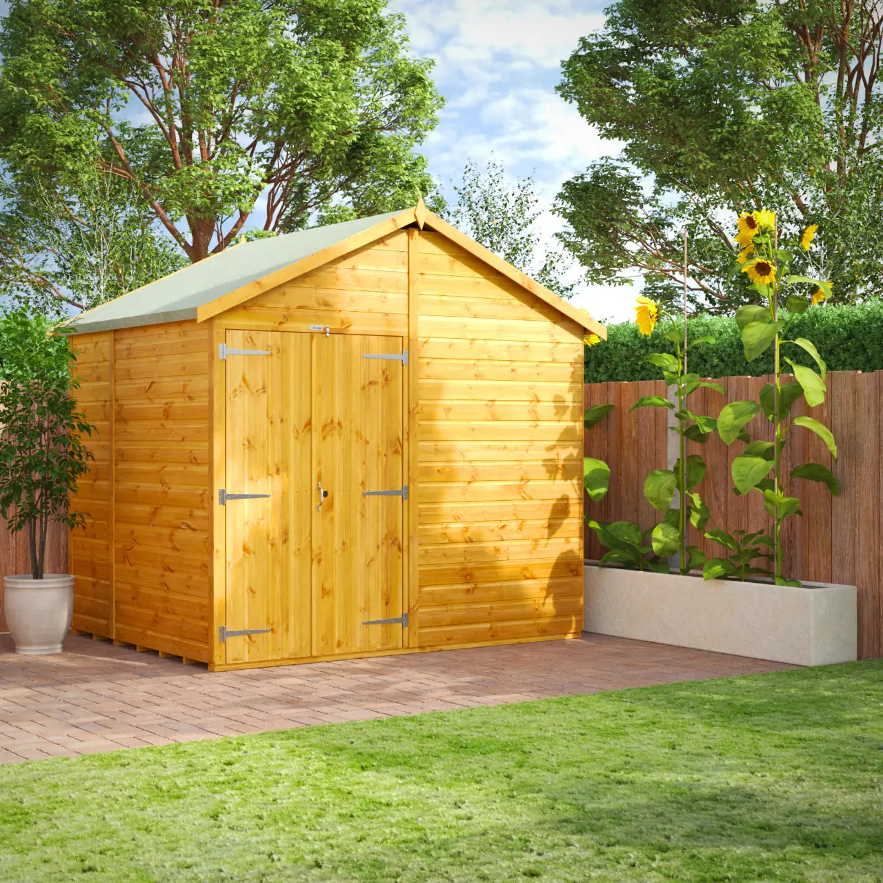 Powersheds Apex Windowless Shed