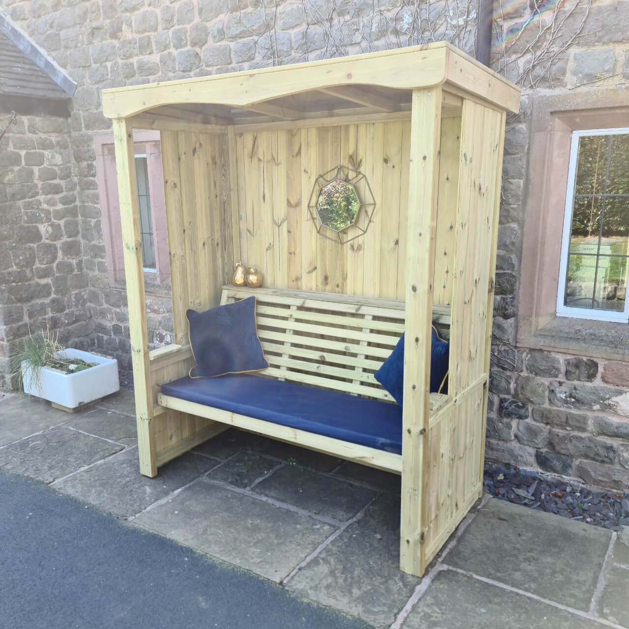 Churnet Valley Four Seasons 3 Seater Arbour