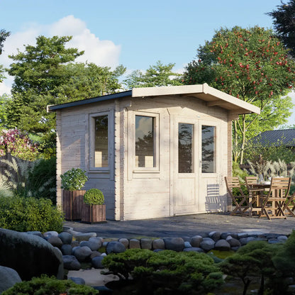 Powersheds Chalet Log Cabin - 28mm