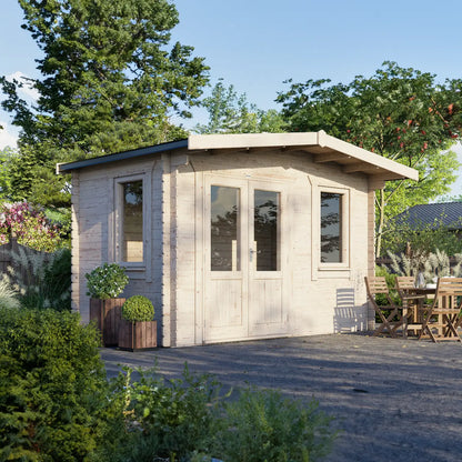 Powersheds Chalet Log Cabin - 28mm