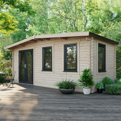 Powersheds Chalet Log Cabin - 44mm