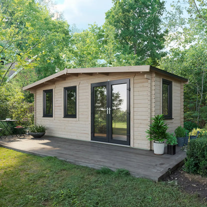 Powersheds Chalet Log Cabin - 44mm