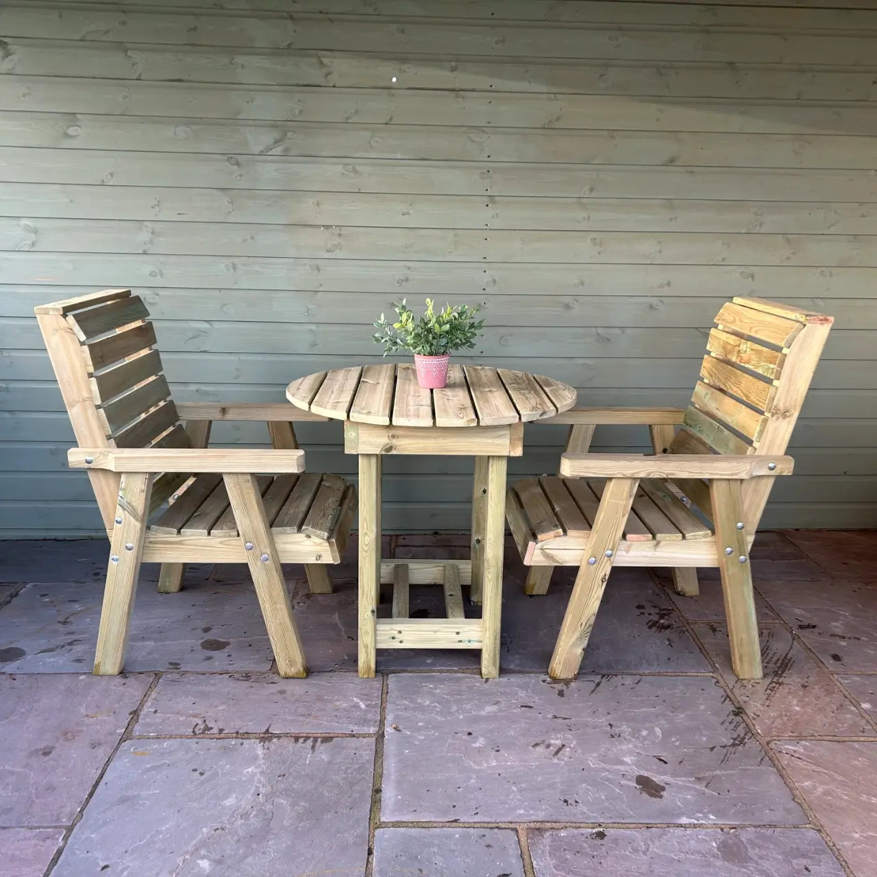 Churnet Valley Clover Bistro Table Set