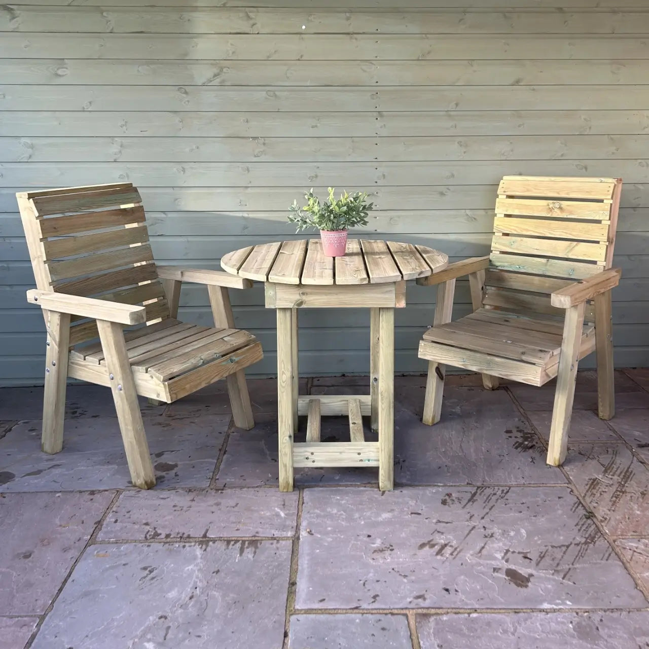 Churnet Valley Clover Bistro Table Set