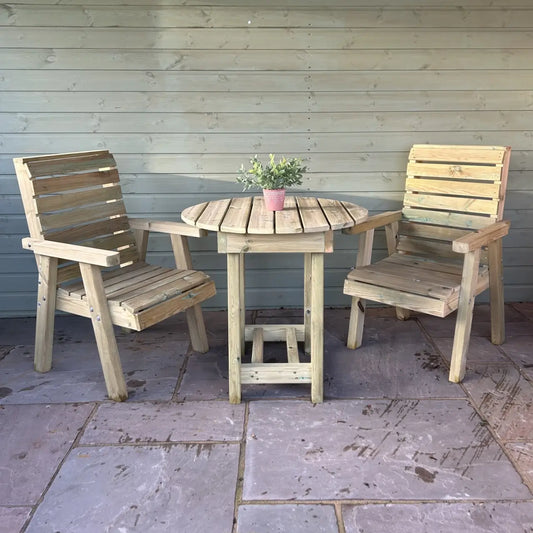 Churnet Valley Clover Bistro Table Set