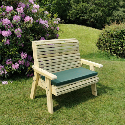 Churnet Valley Ergonomic 2 Seater Bench