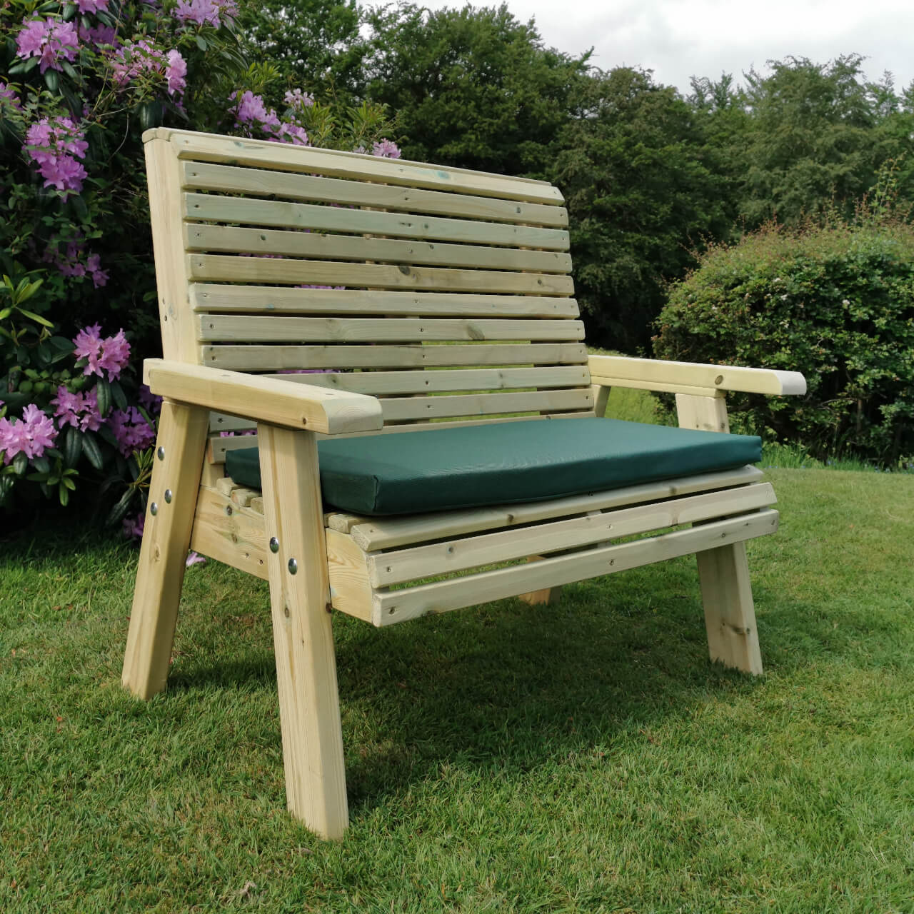 Churnet Valley Ergonomic 2 Seater Bench